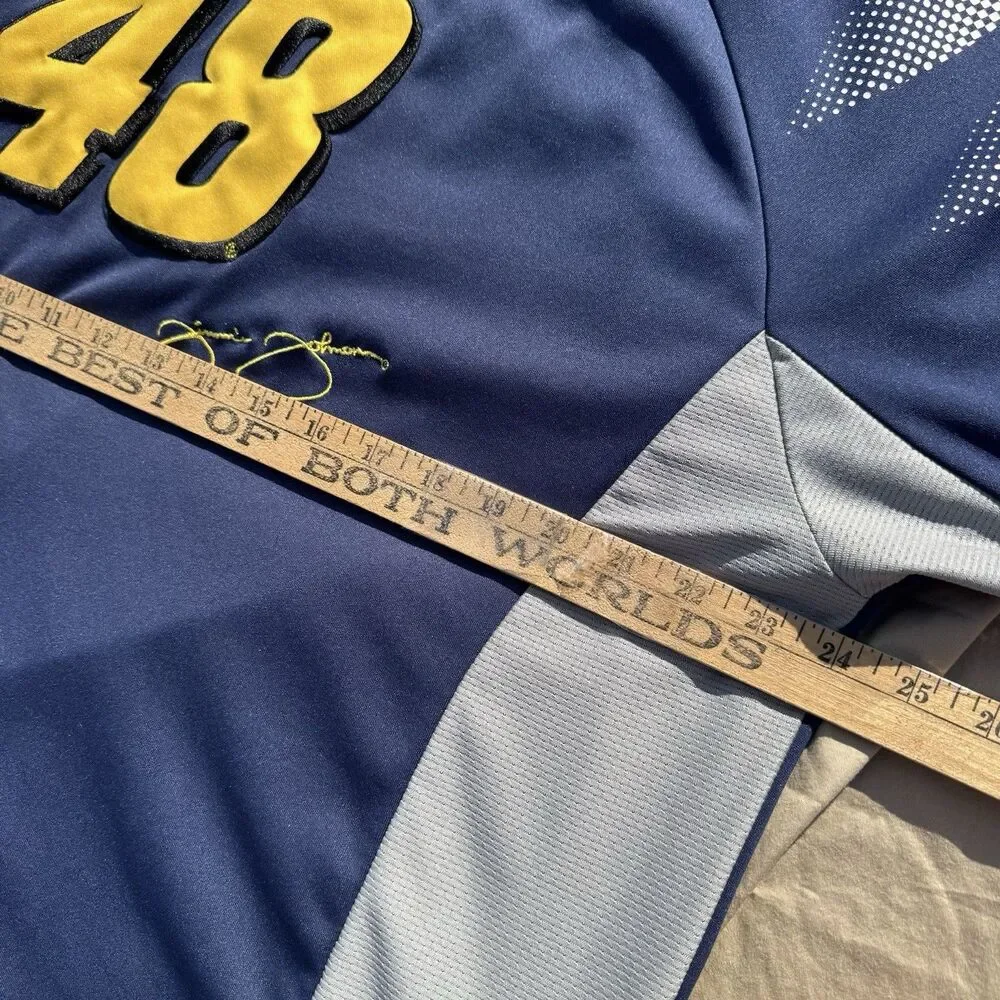 Chase Authentics Jimmie Johnson 48 Team Lowe’s Racing Polyester Shirt Mens Sz XL